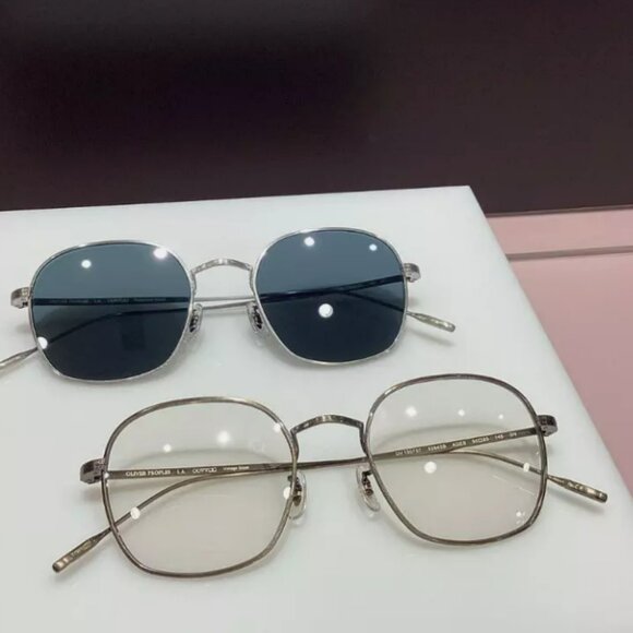 OLIVER PEOPLES ADES SUN 50mm in Blue POLAR MSRP$669 ALESSANDRA AMBROSIO\'s Fav main image 10
